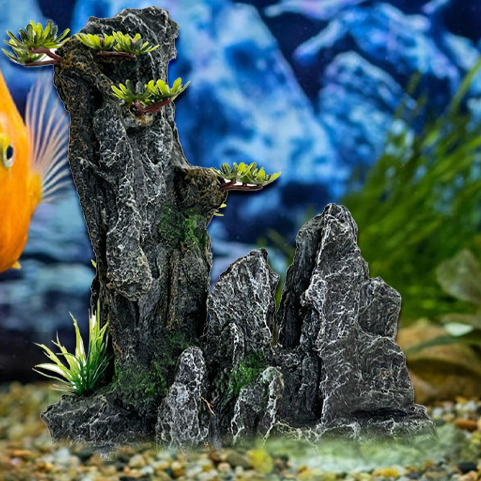 Amazon.co.jp: 水族館の岩の装飾、風景水槽の装飾 - アクアリウム